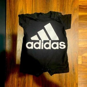 Baby Adidas 3 mo onesie Black